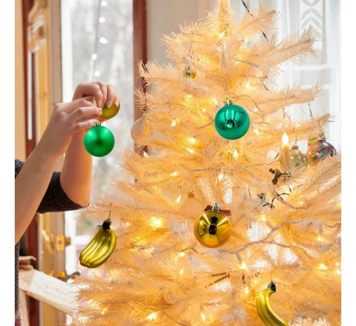 DEKORATÍVNE PLASTOVÉ OZDOBY BEZPEČNÉ 7KS BANÁNOVÁ SĽUDA