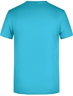 8008 Pánské tričko z bio bavlny model 22438085 turquoise - Daiber 8008 Pánské tričko z bio bavlny model 22438085 turquoise - Daiber