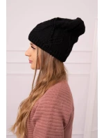 dámská čepice černá model 18752435 - K-Fashion