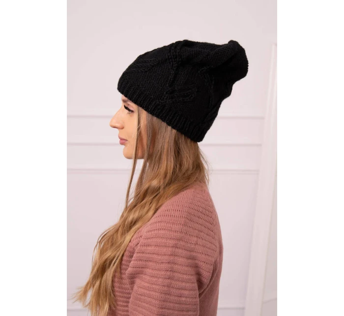 dámská čepice černá model 18752435 - K-Fashion