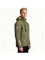 Geographical Norway Softshellová bunda Royaute DB 068 M WY1996H/GN-Kaki / Orange pánska