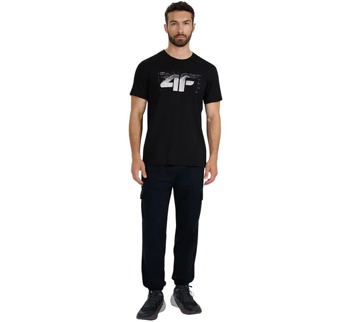 Pánske tričko 4F M2359 deep black 4FWAW25TTSHM2359 20S pánske