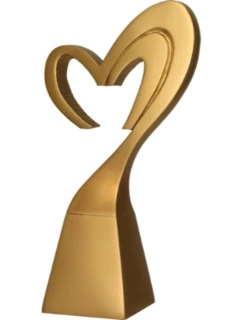 Odlievaná figúrka - srdce