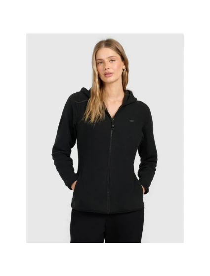 Dámský tenký fleece s kapucí model 21870679 - 4F