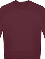 B&C ID.332 Crew Unisex mikina 01.I332 bordová