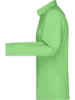 JN 677 Popelínová halenka s dlouhým rukávem model 22436607 lime green - Daiber JN 677 Popelínová halenka s dlouhým rukávem model 22436607 lime green - Daiber