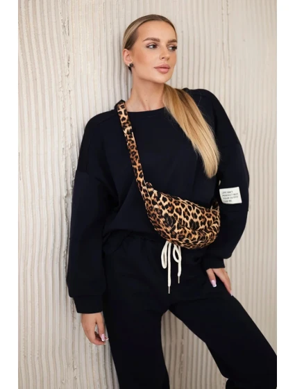 Viskózový komplet teplákové + kalhoty námořnická modř Viskózový komplet teplákové + kalhoty námořnická modř