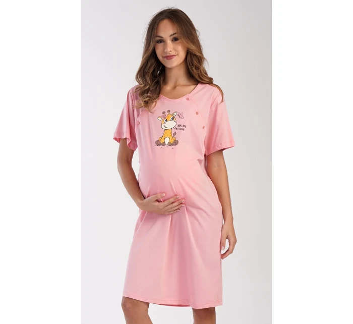 Dámska tehotenská nočná košeľa Little Giraffe Dámska tehotenská nočná košeľa Little Giraffe