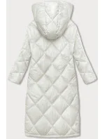 Prošívaná dámská zimní bunda v barvě ecru model 21245923 - Z-DESIGN