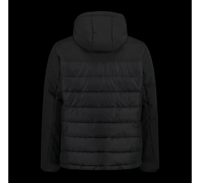 CMP pánska zimná bunda s kapucňou športová zateplená čierna (34K0147/E910) pánska