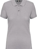 WK WK 275 Dámske pracovné polo tričko z hrubej bavlny 20.W275 oxford grey