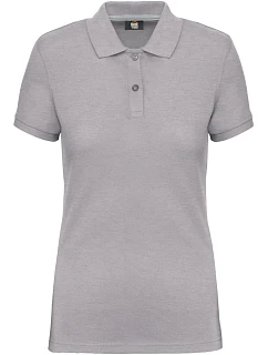 WK WK 275 Dámske pracovné polo tričko z hrubej bavlny 20.W275 oxford grey