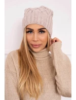 Milano fleecová čiapka K203 svetlo béžová