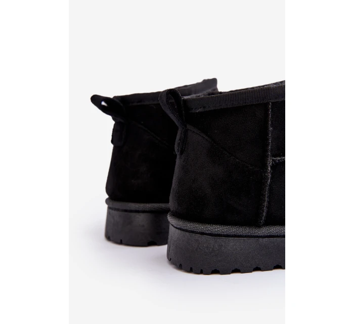 Dětské zimní boty černé model 21639780 - Boto Dětské zimní boty černé model 21639780 - Boto