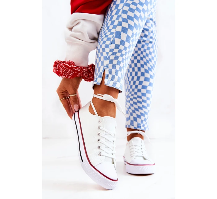 Klasické Dámské Tenisky Bílé model 21502537 - Boto Klasické Dámské Tenisky Bílé model 21502537 - Boto