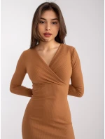 Sukienka LK SK model 21755172 jasny brązowy - FPrice