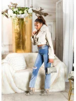 Sexy džíny s vysokým pasem model 21178084 - Koucla Sexy džíny s vysokým pasem model 21178084 - Koucla