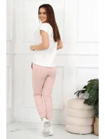 Dámské teplákové kalhoty OFF PINK Dámské teplákové kalhoty OFF PINK