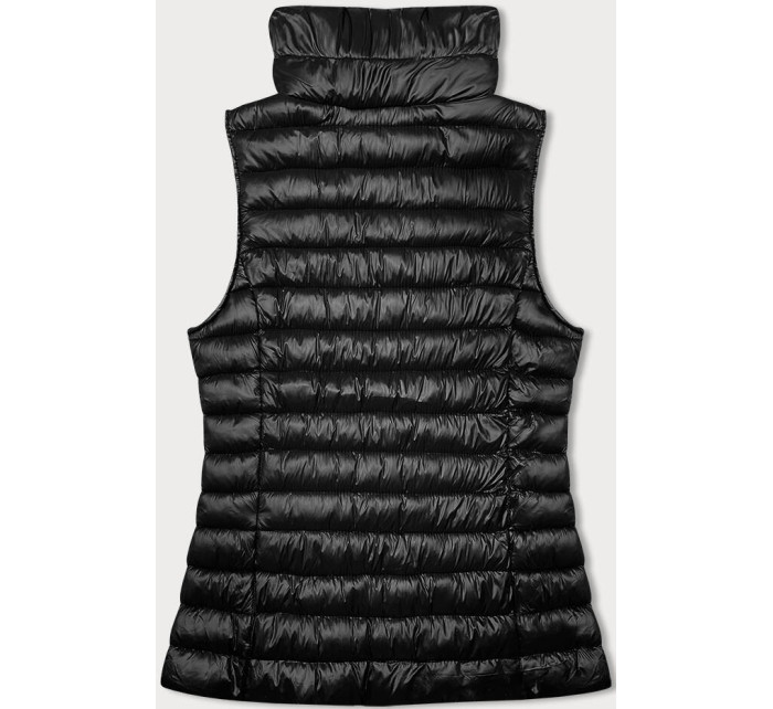 Čierna prešívaná vesta so stojačikom (16M9157-392)