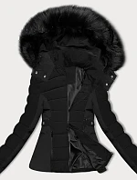 Dámska krátka zimná bunda S'west Black (B8308-1)