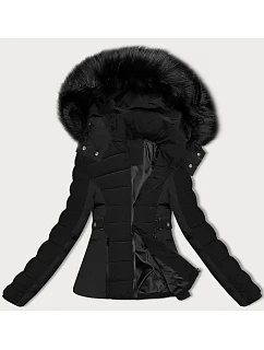 Dámska krátka zimná bunda S'west Black (B8308-1)