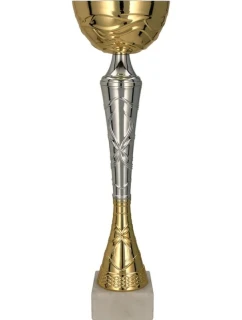 Zlatý a strieborný kovový pohár TUMA S