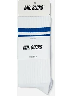Mr. Socks L 05004 Tenisové ponožky „Basic“ 88.5004 biele/námornícka modrá Mr. Socks L 05004 Tenisové ponožky „Basic“ 88.5004 biele/námornícka modrá