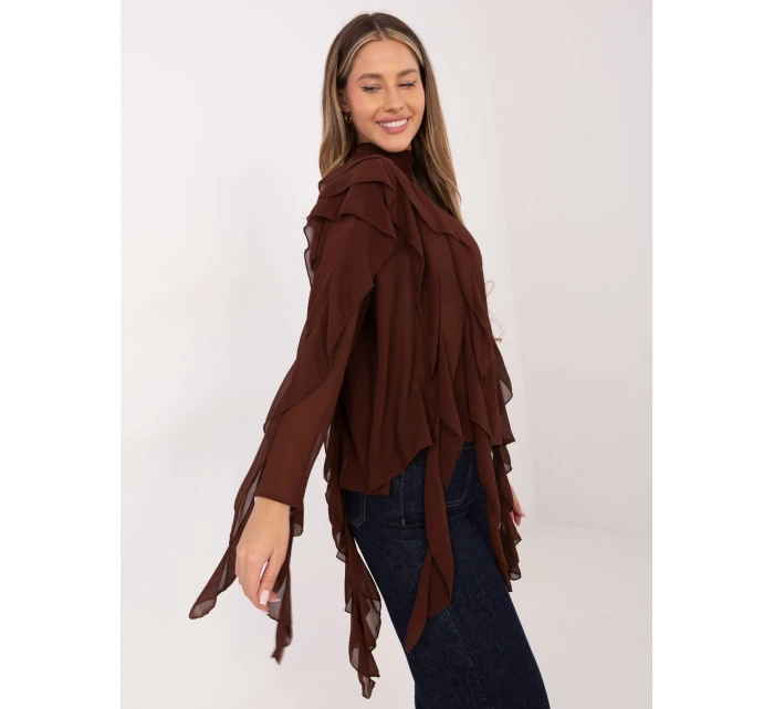 Blúzka PM BZ J1005.25 hnedá Blúzka PM BZ J1005.25 hnedá