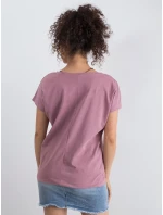 Tričko RV TS 4832.19P tmavoružové Tričko RV TS 4832.19P tmavoružové