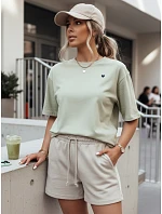 SWAN dámske šortky pistáciové FashionStreet SY0330 SWAN dámske šortky pistáciové FashionStreet SY0330