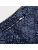 Tmavě modrá prošívaná dámská bunda model 17052769 - ATURE