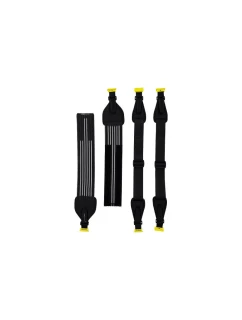 POC System Zadné nosné popruhy čierne