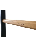 ROZKLADACIE DREVENÉ KOVOVÉ GYMNASTICKÉ REBRÍKY S KOVOVOU HRAZDOU V DUBOVEJ LAVICI 511 ROZKLADACIE DREVENÉ KOVOVÉ GYMNASTICKÉ REBRÍKY S KOVOVOU HRAZDOU V DUBOVEJ LAVICI 511