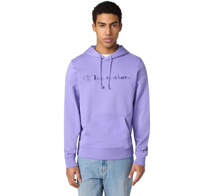 Pánská mikina s kapucí fialová  pánské model 22119649 - CHAMPION