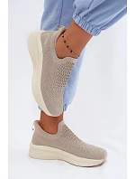 Dámské nazouvací tenisky  Béžové model 22133438 - Kobbo