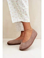 Dámské baleríny Barefoot Taupe Hollin