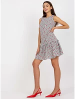 Šaty LK SK 506962.35P biela a čierna Šaty LK SK 506962.35P biela a čierna