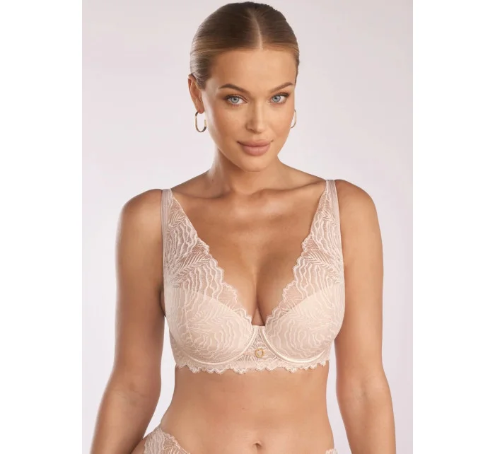 Dámska push-up podprsenka Luna PU-1103 Béžová - Kinga