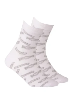 TENKÉ PONOŽKY FARBA 2-6 ROKOV DIEVČATÁ BIELA 24-26