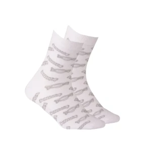 TENKÉ PONOŽKY FARBA 2-6 ROKOV DIEVČATÁ BIELA 24-26