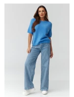 Sveter s krátkym rukávom model 224083 Makadamia Sveter s krátkym rukávom model 224083 Makadamia