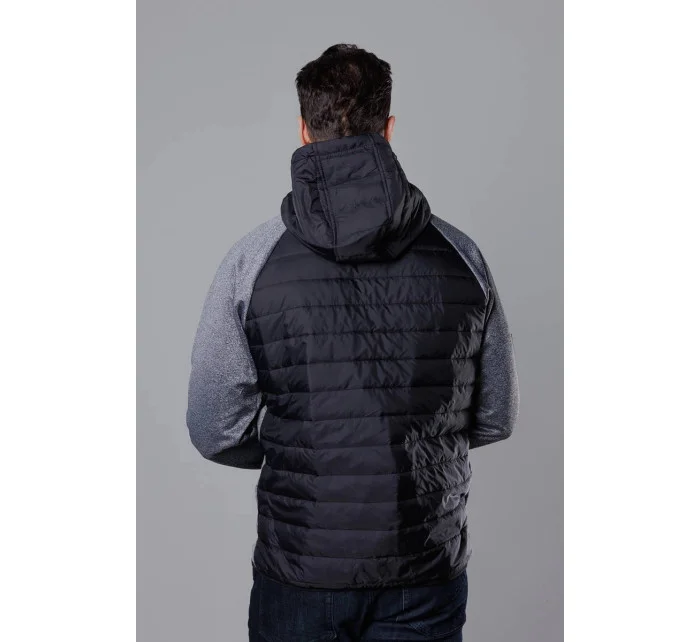 pánská sportovní bunda z různých spojených materiálů model 18347865 - J.STYLE pánská sportovní bunda z různých spojených materiálů model 18347865 - J.STYLE