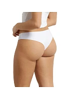 Dámske bezšvové nohavičky INVISIBLE BRAZILIAN - BELLINDA - biele