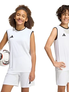 Adidas Entrada 26 detské tričko bez rukávov biele KB3935