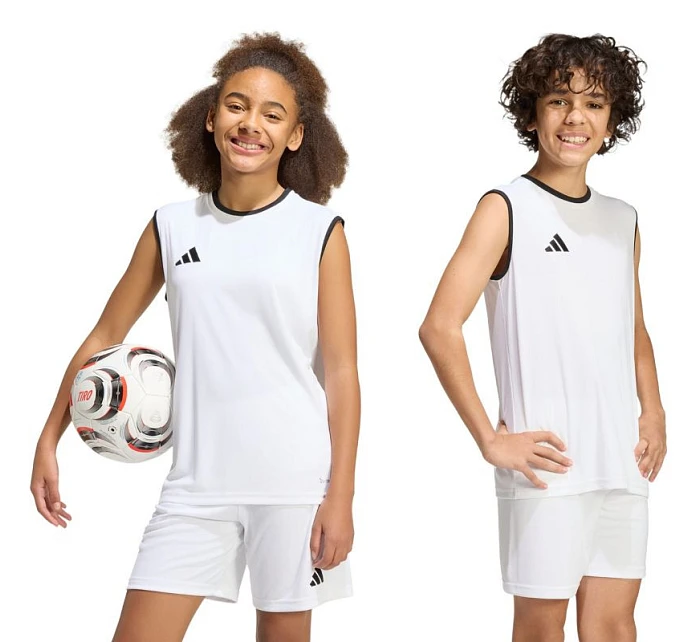 Dětský dres Entrada 26 bez rukávů bílý model 22056283 - ADIDAS