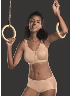 frontline otvorená športová podprsenka so zapínaním vpredu 5523 desert - Active