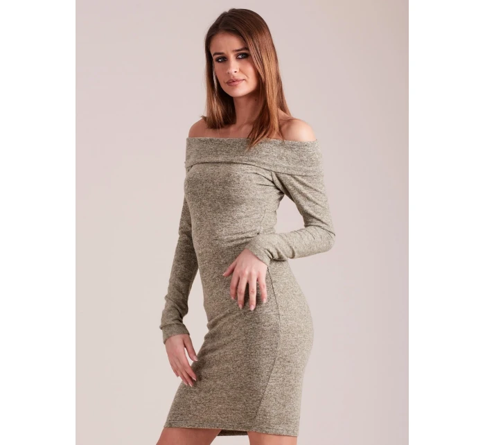 Šaty EM SK 4329.16P khaki Šaty EM SK 4329.16P khaki