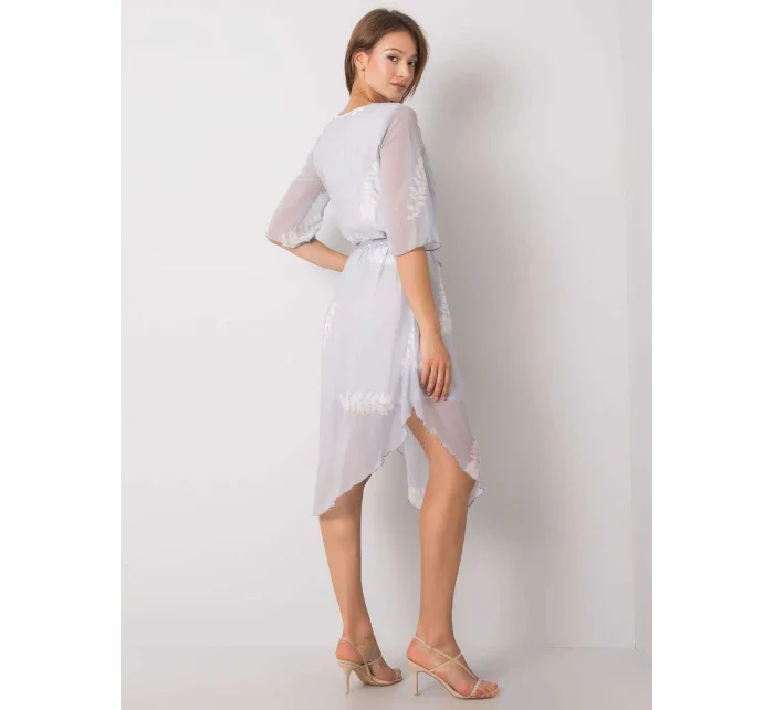 Šaty LK SK 508085.77P sivá