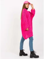 Dámsky sveter TW SW BI M2202 fluo ružový