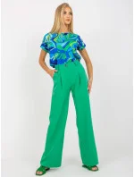 Dámské kalhoty SP model 18570773 zelené - FPrice Dámské kalhoty SP model 18570773 zelené - FPrice